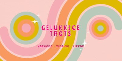 Vreugde, viering, liefde pink vintage-retro