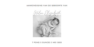 Slapen als een baby gray modern-simple