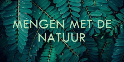 Mengen met de natuur green modern-simple