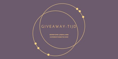 Het is giveaway-tijd purple modern-simple