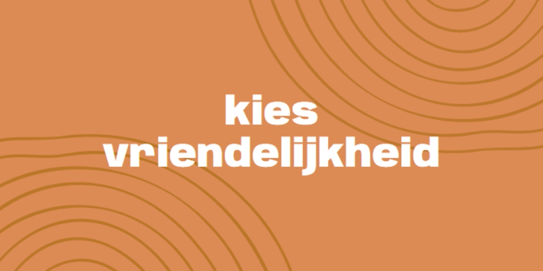 Vriendelijke groeten orange organic-simple