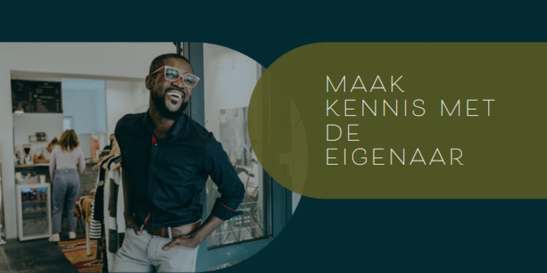 Winkelgesprek blue modern-simple