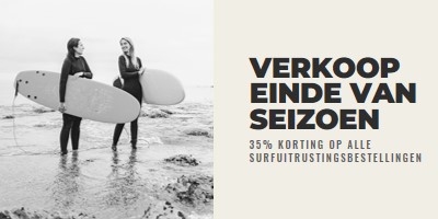 Het strandplezier gray modern-bold