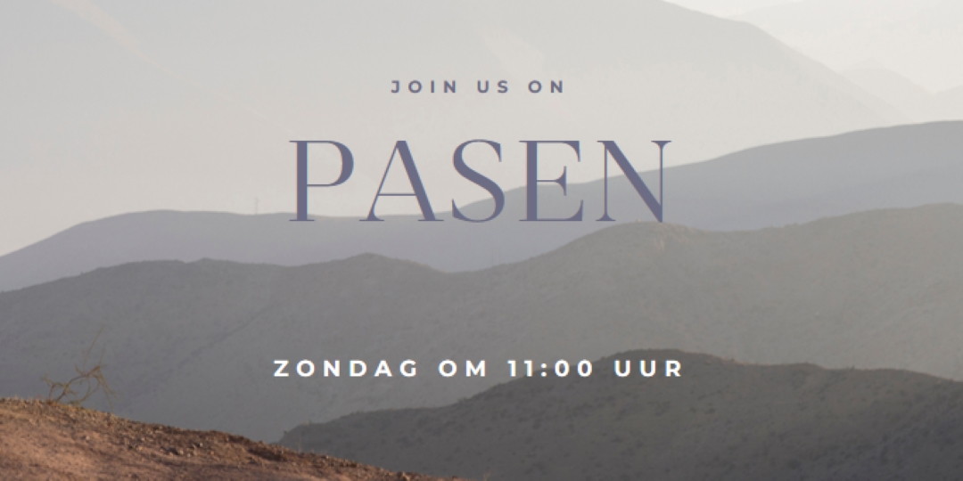 Doe mee met Paaszondag gray modern-simple