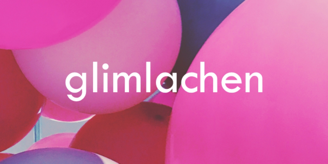Alle glimlachen pink modern-bold