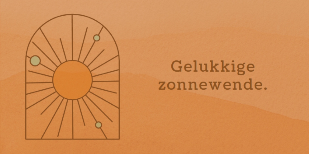 Goed voor de zonnewende orange organic-boho