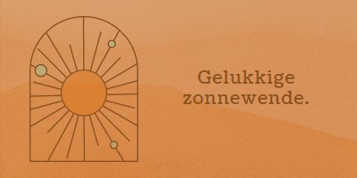 Goed voor de zonnewende orange organic-boho