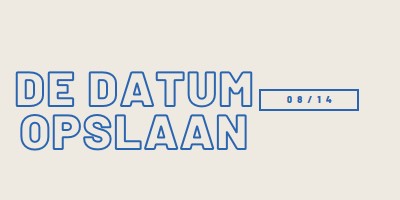 Blauwe datum gray whimsical-line