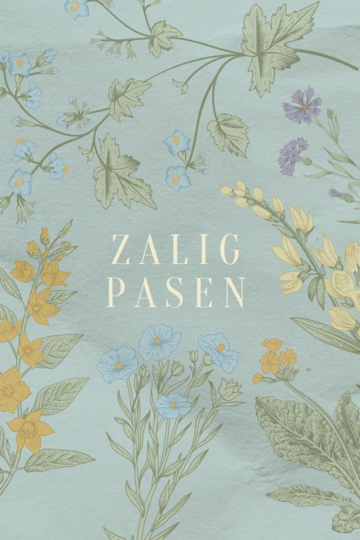 Paaswensen blue vintage-botanical