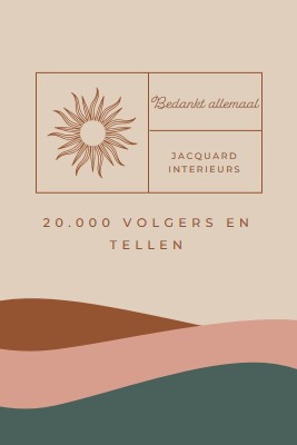 20.000 volgers en tellen pink organic-boho