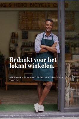 Welkomstteken brown modern-simple