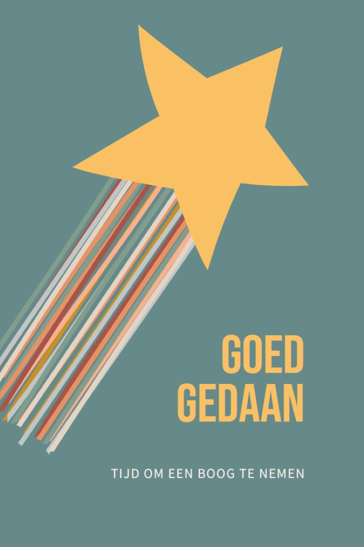 Tijd om een boog te nemen green modern-simple