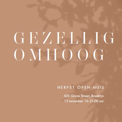 Gezellig omhoog brown modern-simple