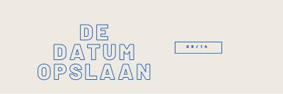 Blauwe datum gray whimsical-line