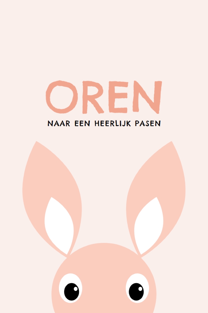 Naar een heerlijk Pasen pink whimsical-color-block