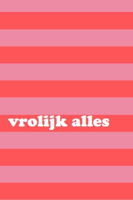 Alles is vrolijk pink modern-bold