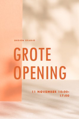 Zachte lancering orange modern-bold