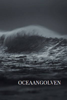 Donkere oceaangolven gray modern-simple