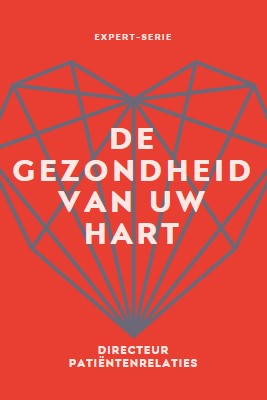 De gezondheid van uw hart red modern-bold