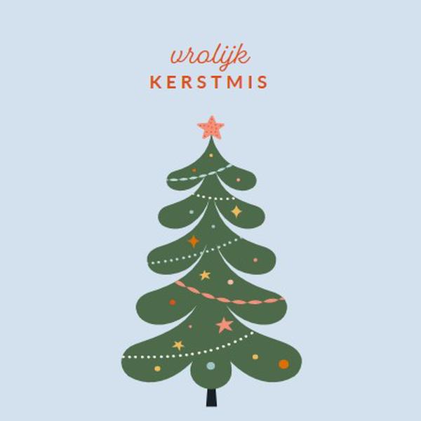 O Kerstboom green whimsical-color-block