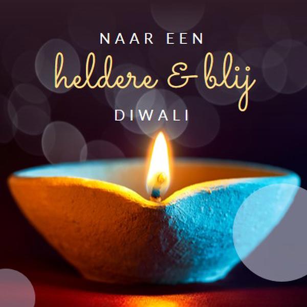 Naar een heldere & gelukkige Diwali black modern-simple