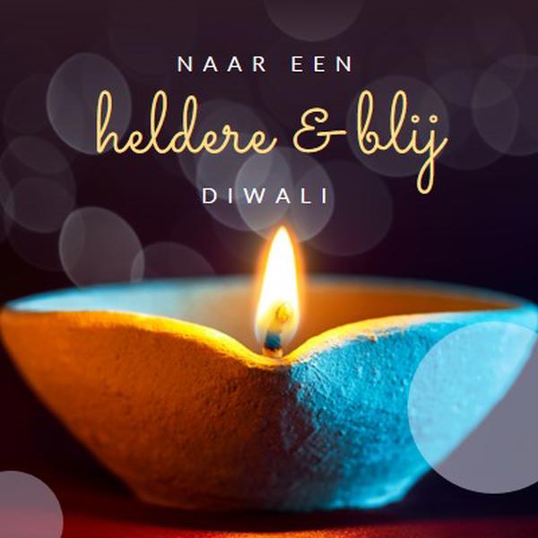 Naar een heldere & gelukkige Diwali black modern-simple