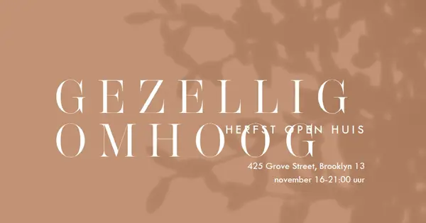 Gezellig omhoog brown modern-simple