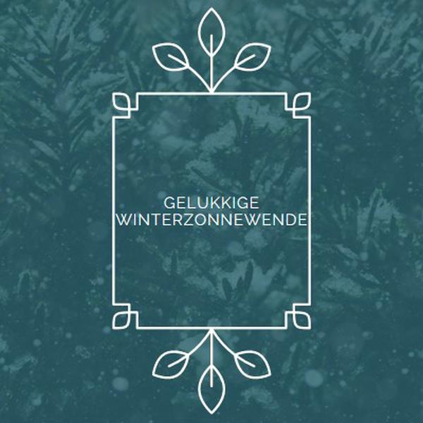 Winterzonnewende green modern-simple