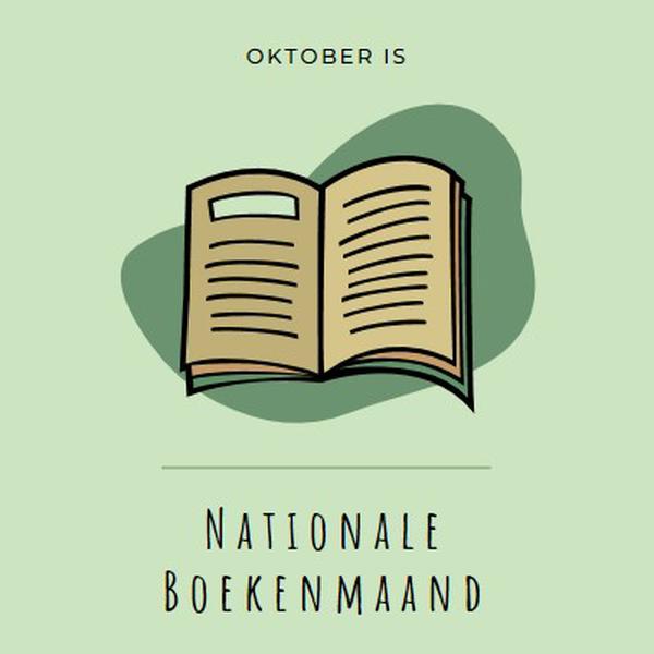 Maand van de boekenclub pink whimsical-color-block