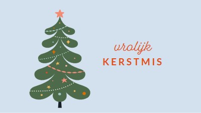 O Kerstboom green whimsical-color-block