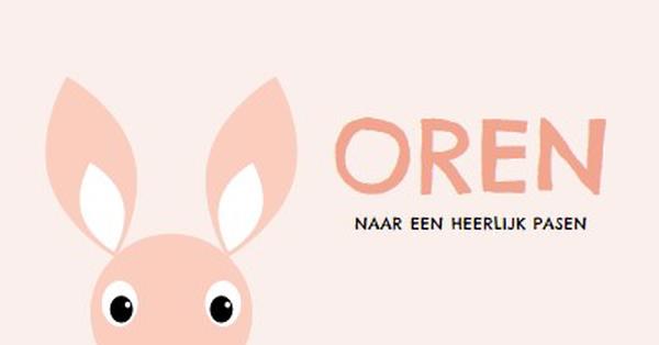 Naar een heerlijk Pasen pink whimsical-color-block