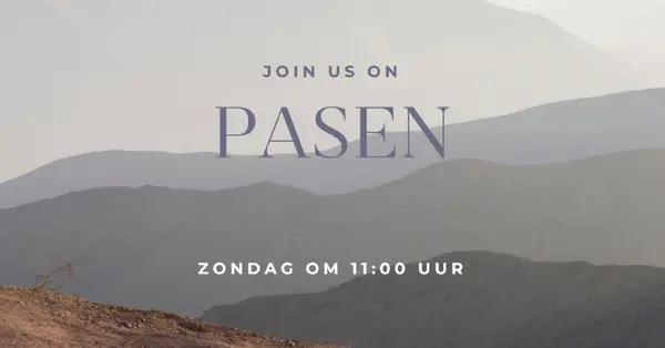 Doe mee met Paaszondag gray modern-simple