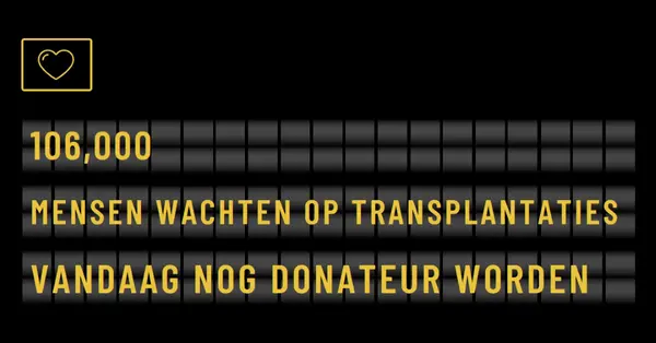 Vandaag nog orgaandonor worden black modern-bold