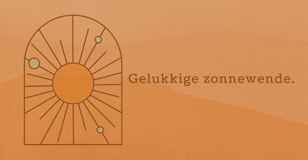 Goed voor de zonnewende orange organic-boho