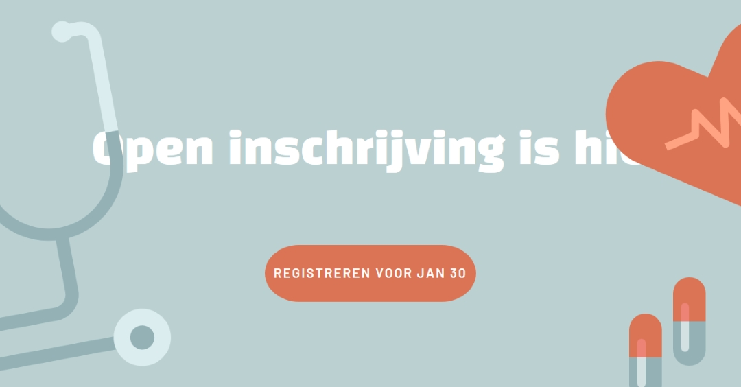 Open seizoen blue modern-color-block