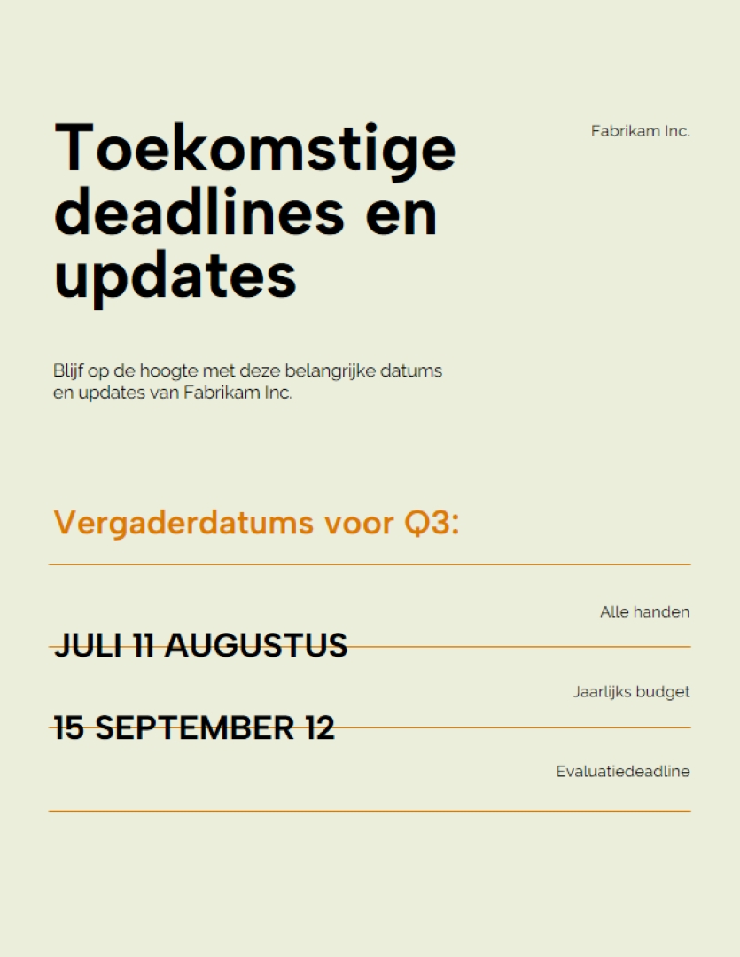 Eenvoudige zakelijke updatefolder green simple,modern,lines,typographic