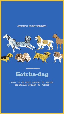 Meer honden helpen bij het vinden van huizen blue dog,illustration,playful