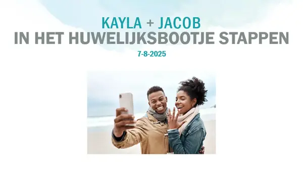 Fotoalbum voor bruiloften in aquarelkleuren organic simple