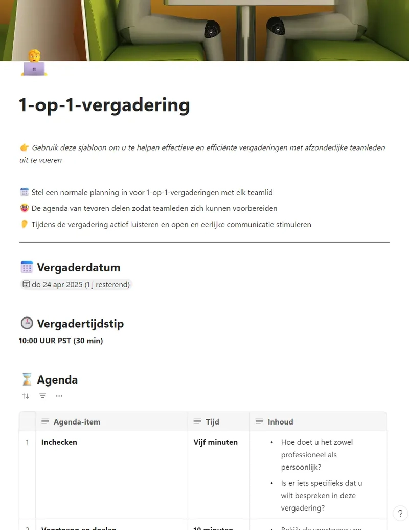 1-op-1-vergadering