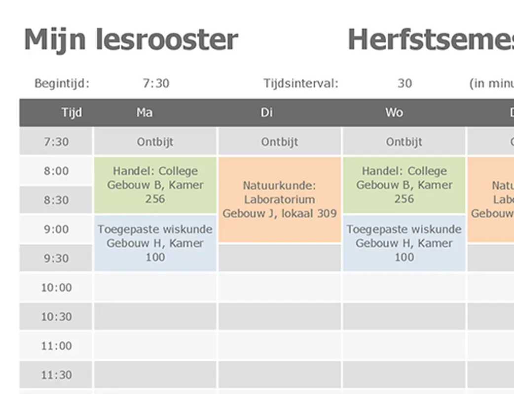 Lesrooster modern geometric
