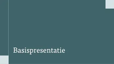 Moderne presentatie voor vergaderingen modern-simple