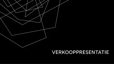 Minimalistische verkooppresentatie modern-simple