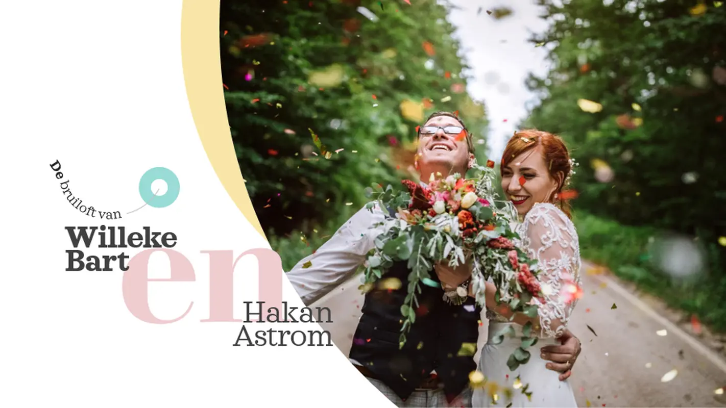 Eigentijds trouwfotoalbum modern simple