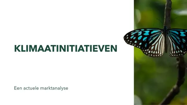 Presentatie van een natuurcursus modern geometric