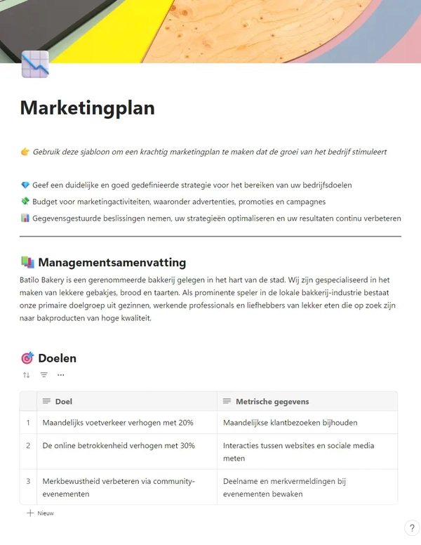 Marketingplan