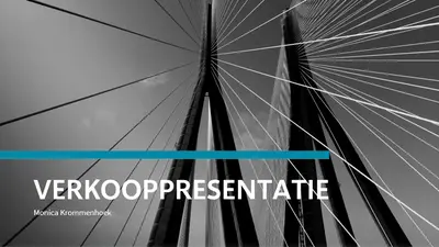 Financiële verkooppresentatie modern-simple