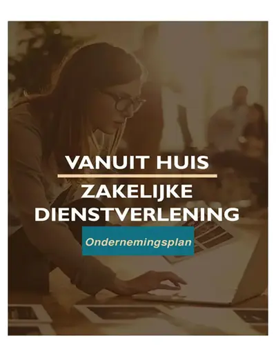 Ondernemingsplan voor bedrijf aan huis