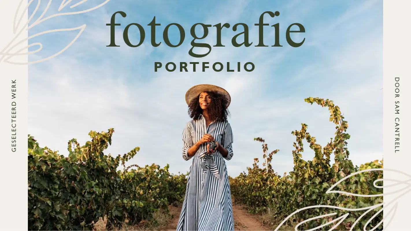 Fotoportfolio (boho organisch) modern simple