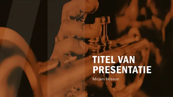 Moderne presentatie modern-simple