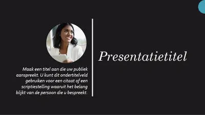 Presentatie biografie modern geometric